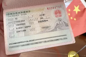 picture of x chinese visa (student visa )issued in year 2023, and have 180 days stay duration.