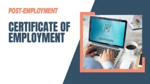 working, but didn't have a certificate of employment to get a Chinese visa application