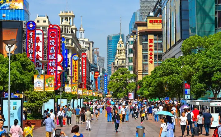 place in china with many people on it ,symblolizing the population of china and their kind of living