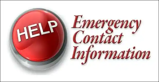 Next to a red "Help" button is a red emergency contact info, indicating that traveler holding China tourist visa needs help.